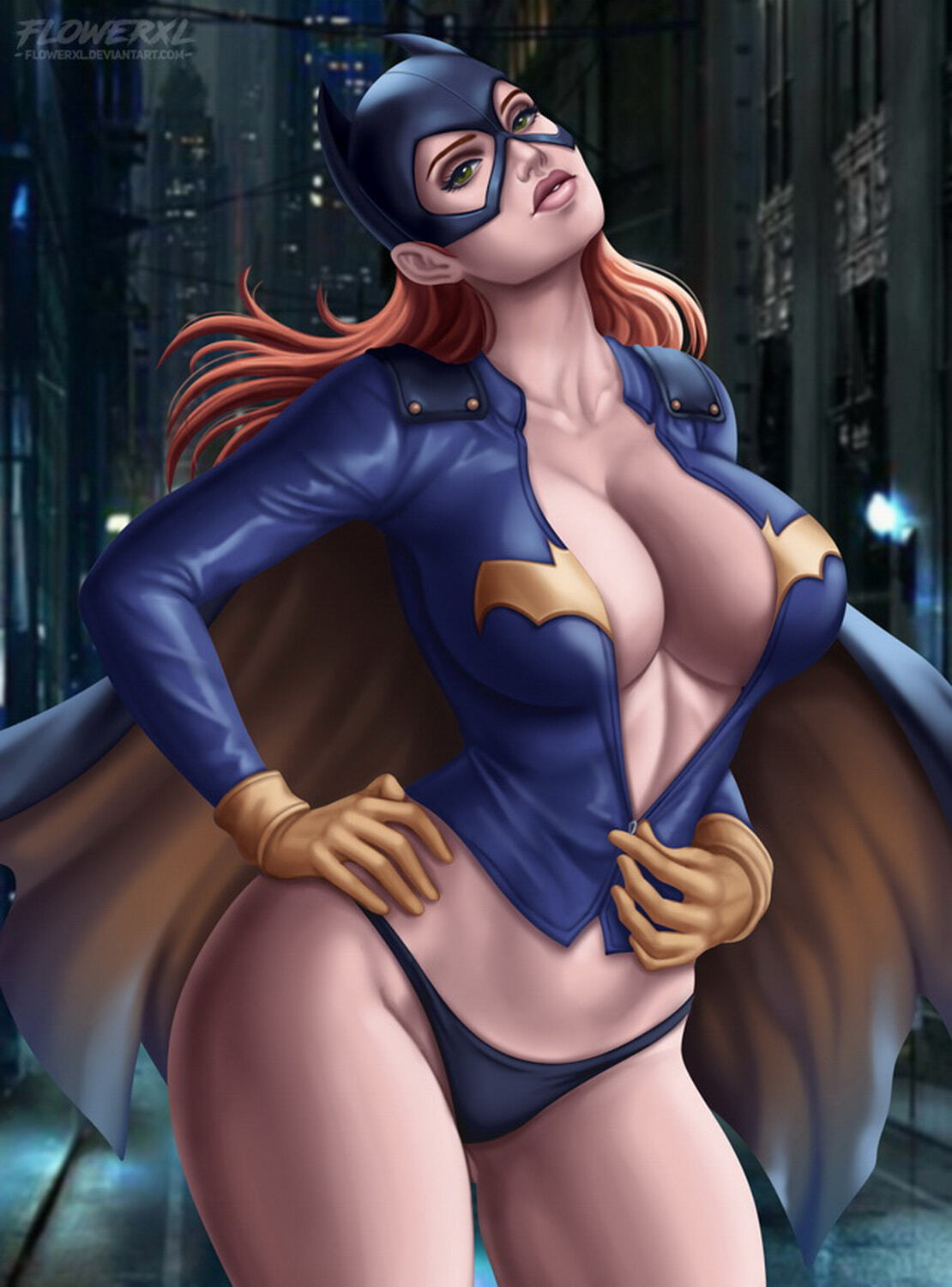 Barbara Gordon and Batgirl Solo Big Breast Female Only Panties Tits