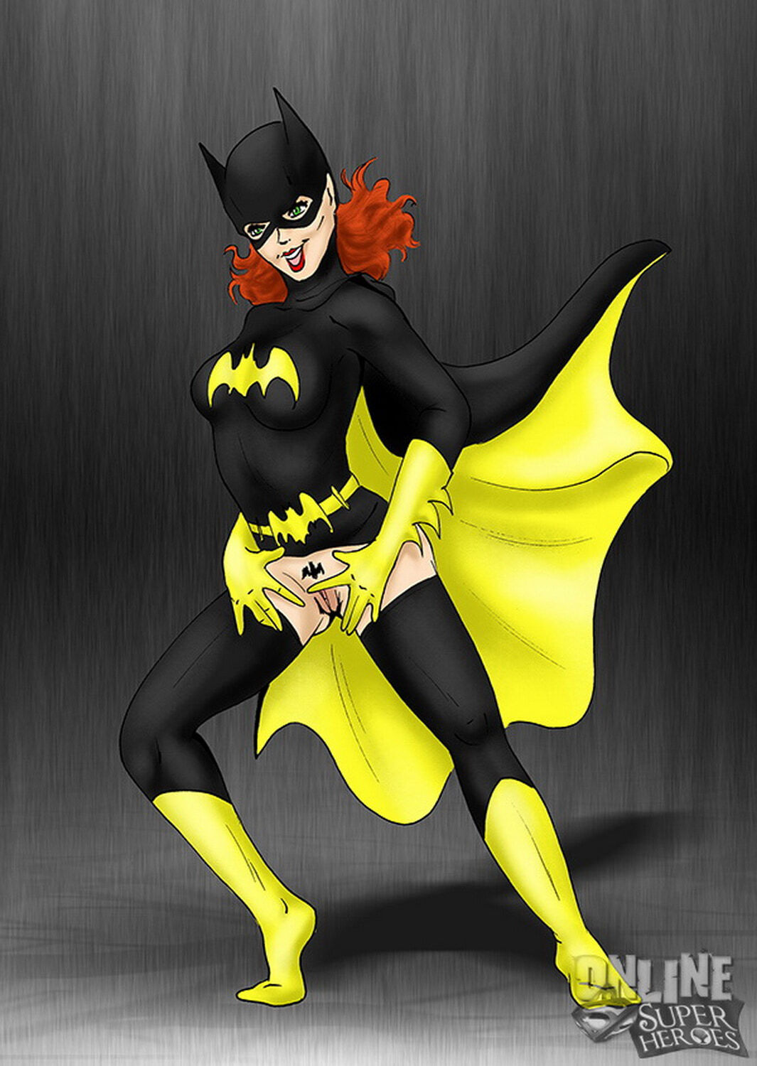 Batgirl and Barbara Gordon Female Only Solo R34