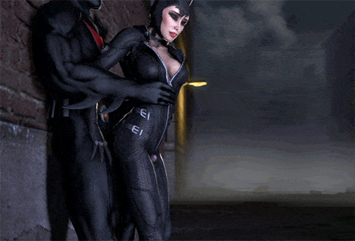 Batman (Terry Mcginnis) and Catwoman XXX