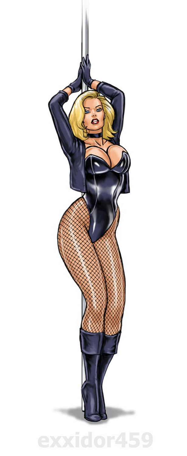 Black Canary Fishnet Stockings