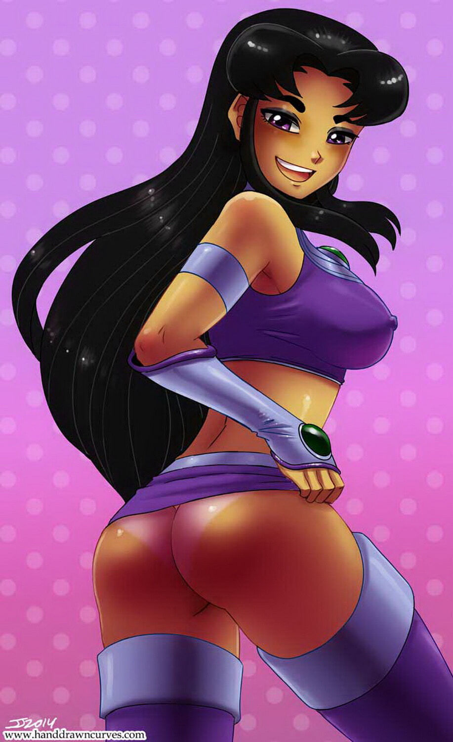 Blackfire and Starfire Erect Nipples Female Only