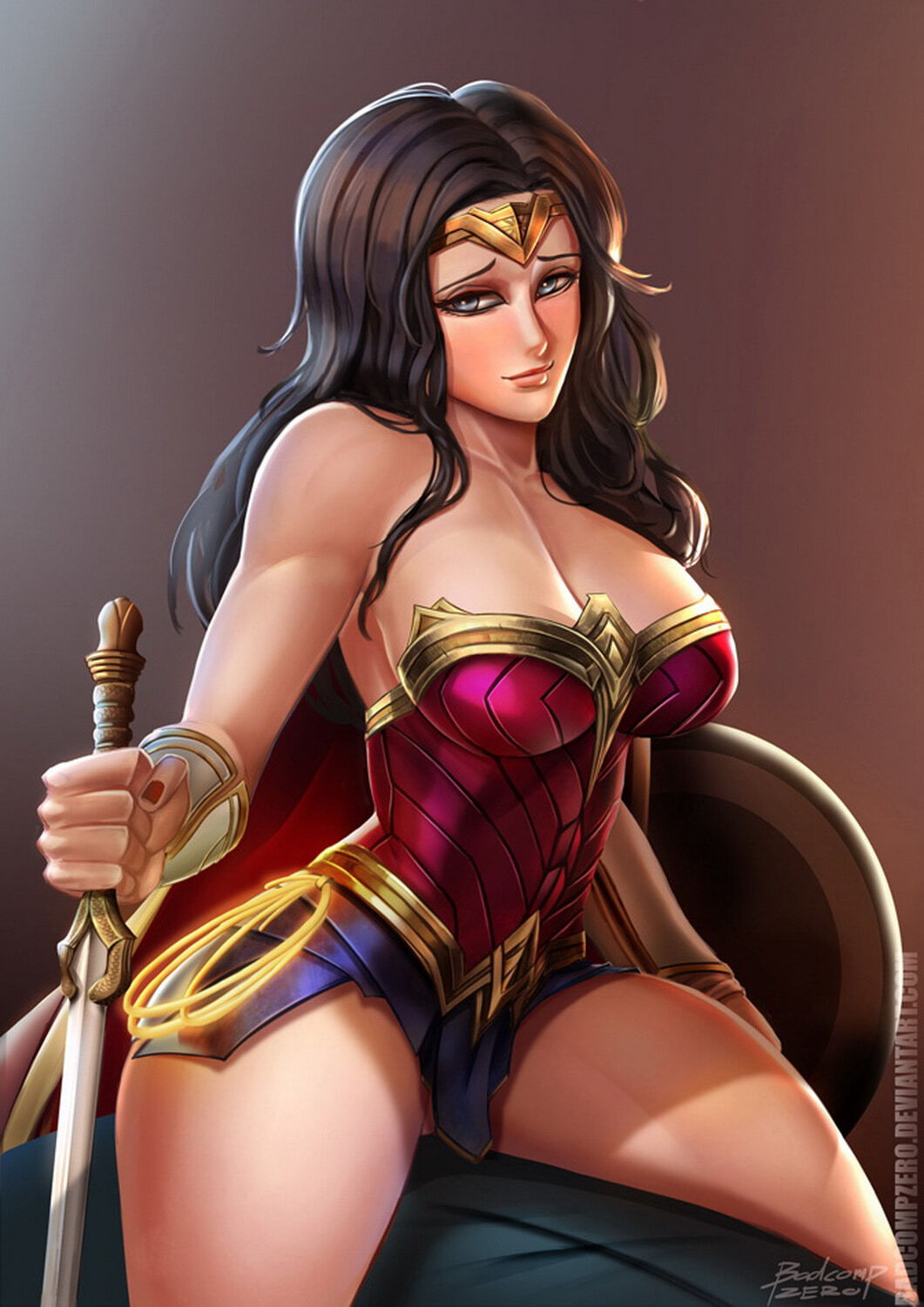 Diana Prince and Wonder Woman Superhero Superheroine Female Only