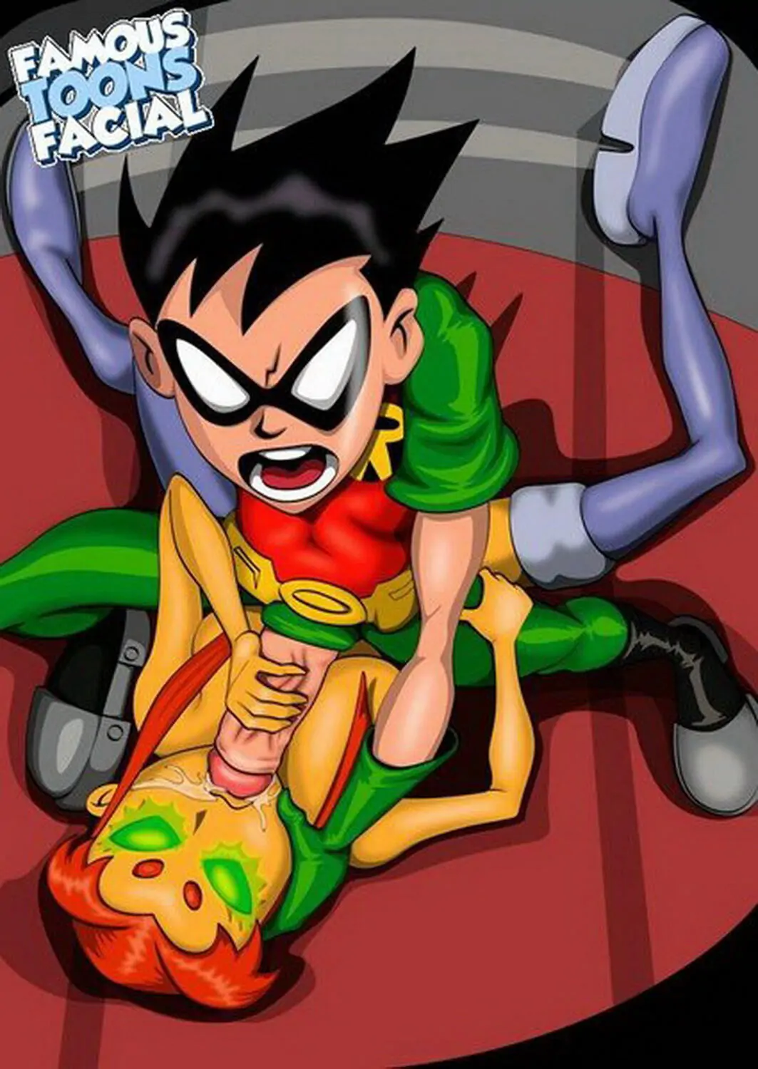 Dick Grayson and Starfire Cum Alien