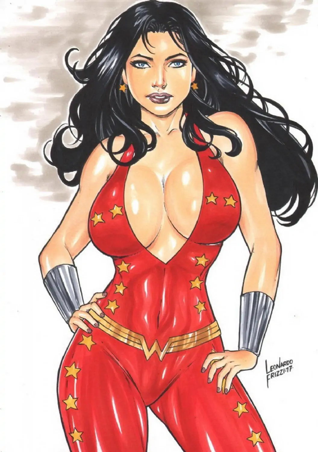 Donna Troy and Wonder Girl Busty Curvy Big Breast Solo Tits