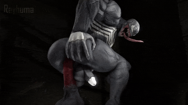 Eddie Brock and Venom (Spider-Man) Anal Sex Sex Toys Muscular