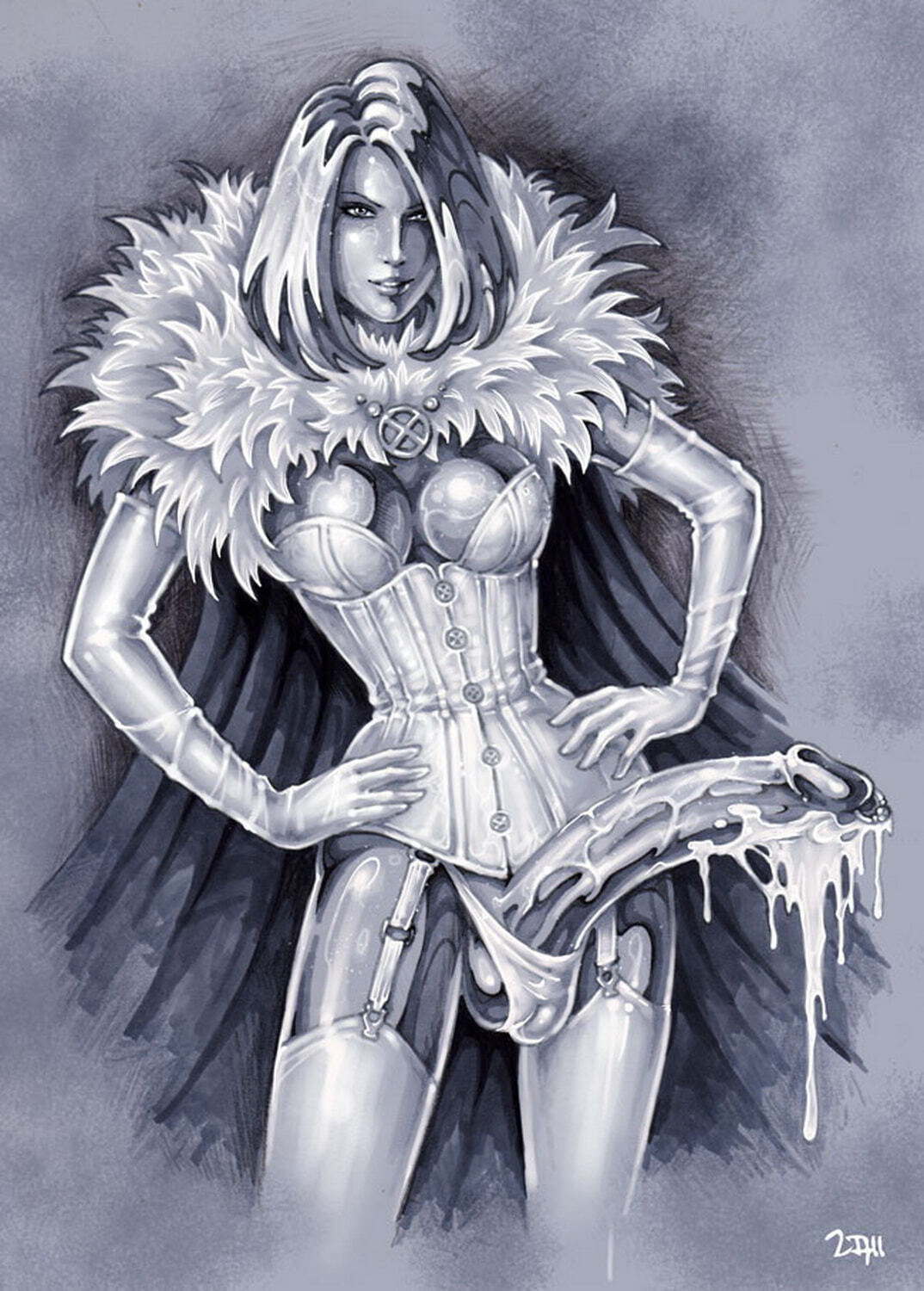 Emma Frost Futanari