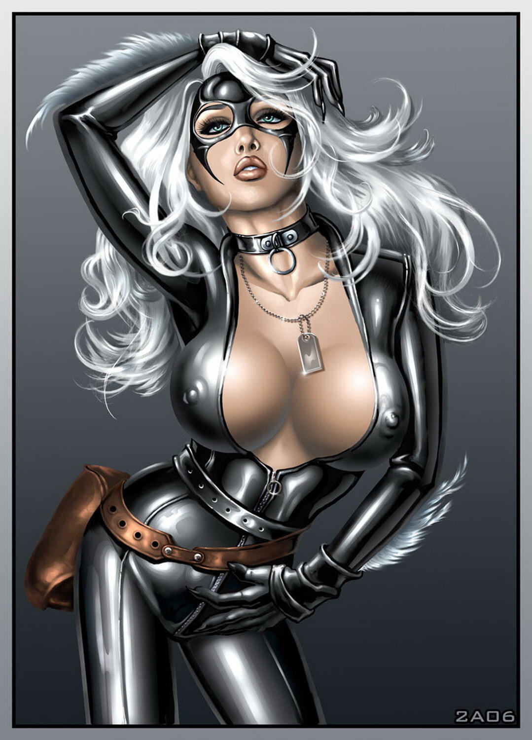 Felicia Hardy and Black Cat Solo Female Only Hardcore