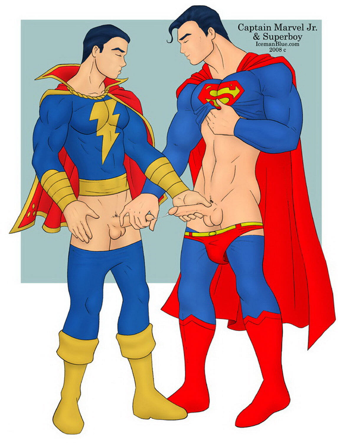 Freddy Freeman and Superboy Pubic Hair Gay