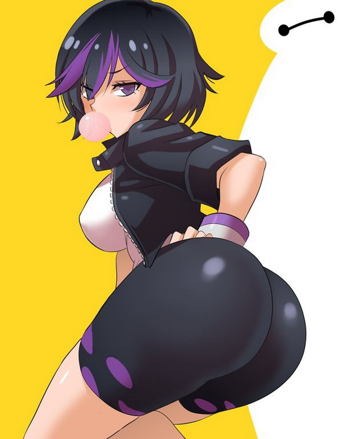 Gogo Tomago and Baymax Hand On Butt Dat Ass