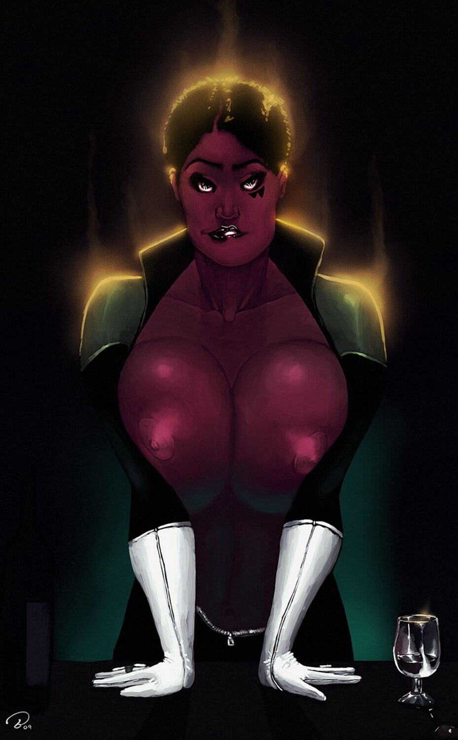 Green Lantern and Soranik Natu Big Breast Solo Female Solo Tits