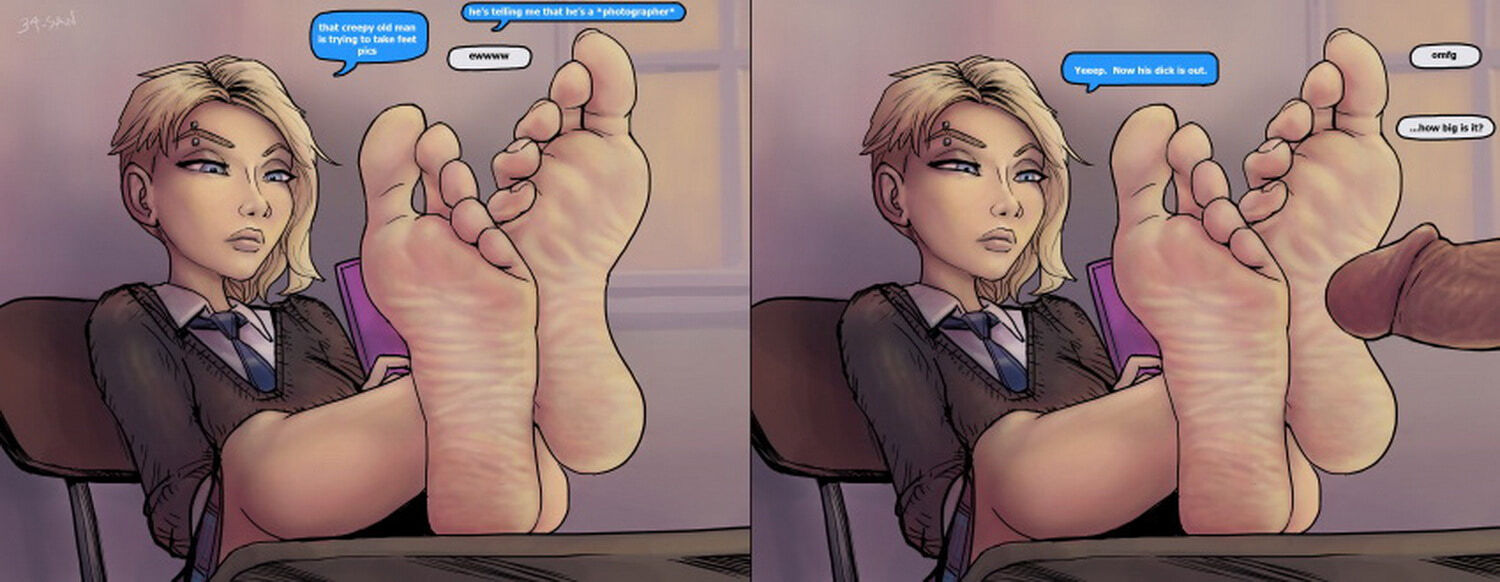 Gwen Stacy and Spider-Gwen Blonde Penis Busty Foot Fetish Piercing