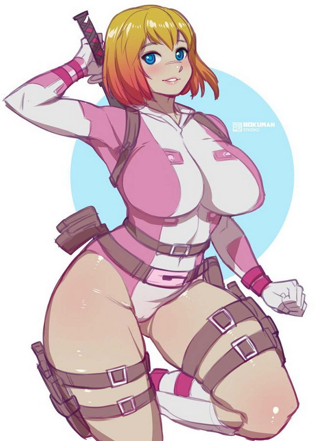 Gwenpool and Gwen Poole Solo Female Tits Thicc Female Only Solo