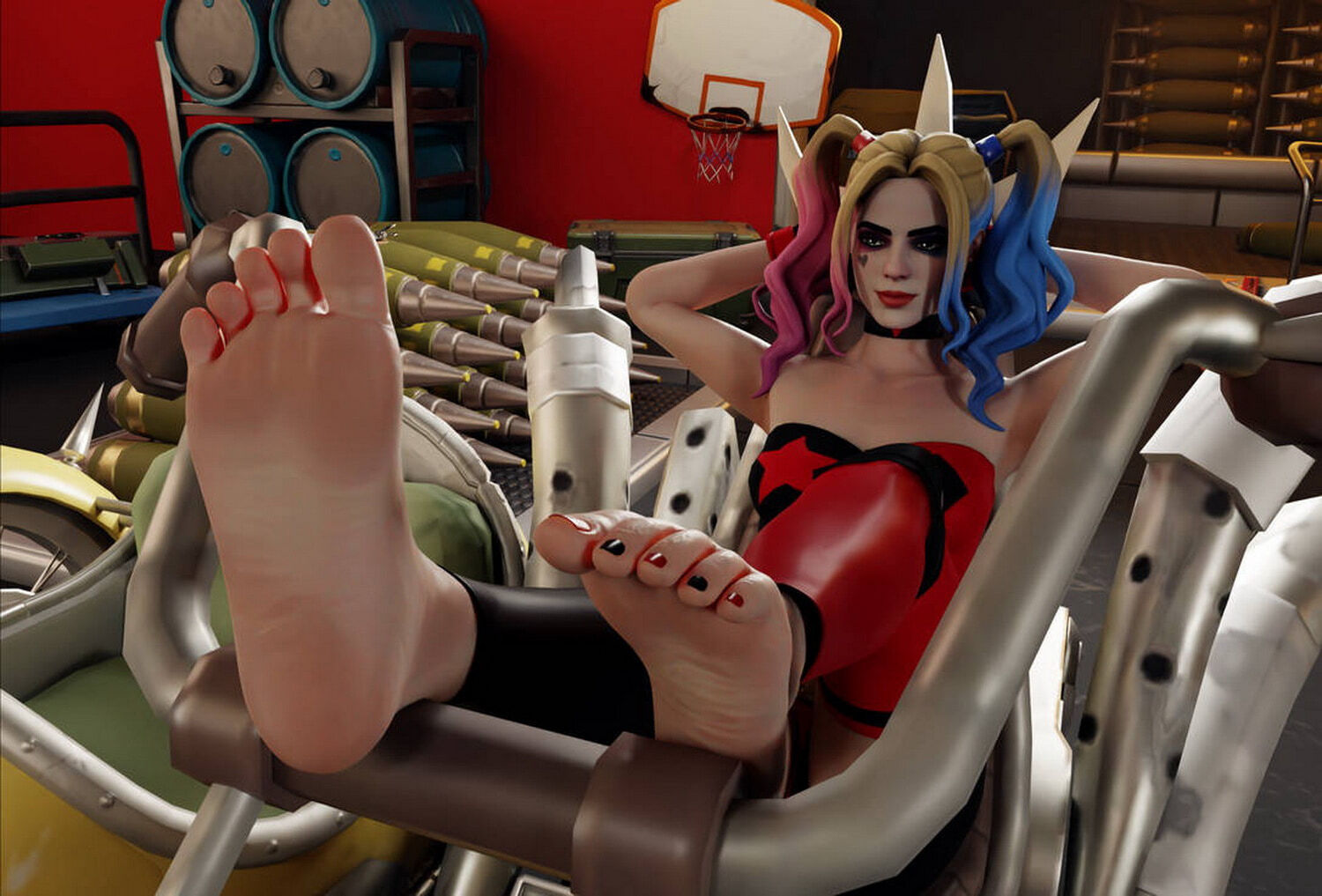 Harley Quinn Feet