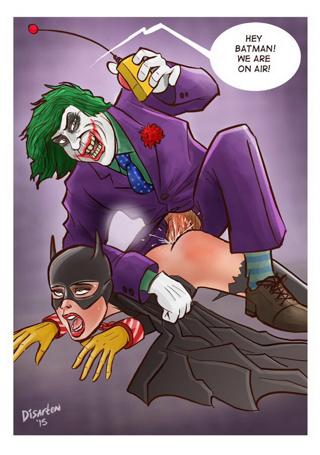 Joker and Batgirl Penis