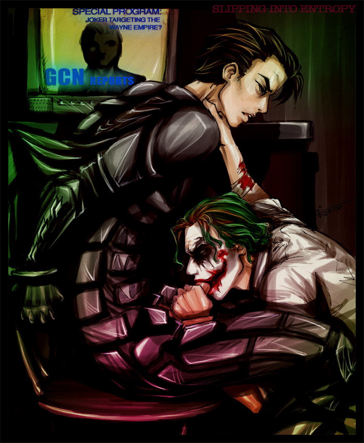 Joker and Batman Oral Gay
