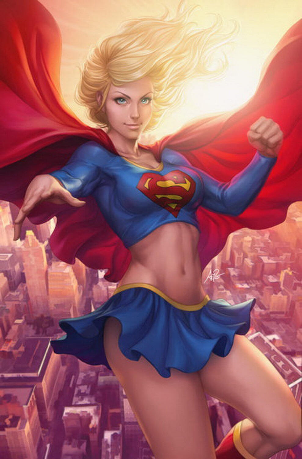 Kara Zor-El and Supergirl Muscular Female Female Only Solo