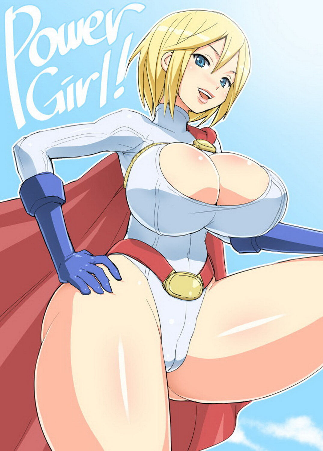 Karen Starr and Power Girl Blonde Solo Female Big Breast Female Only