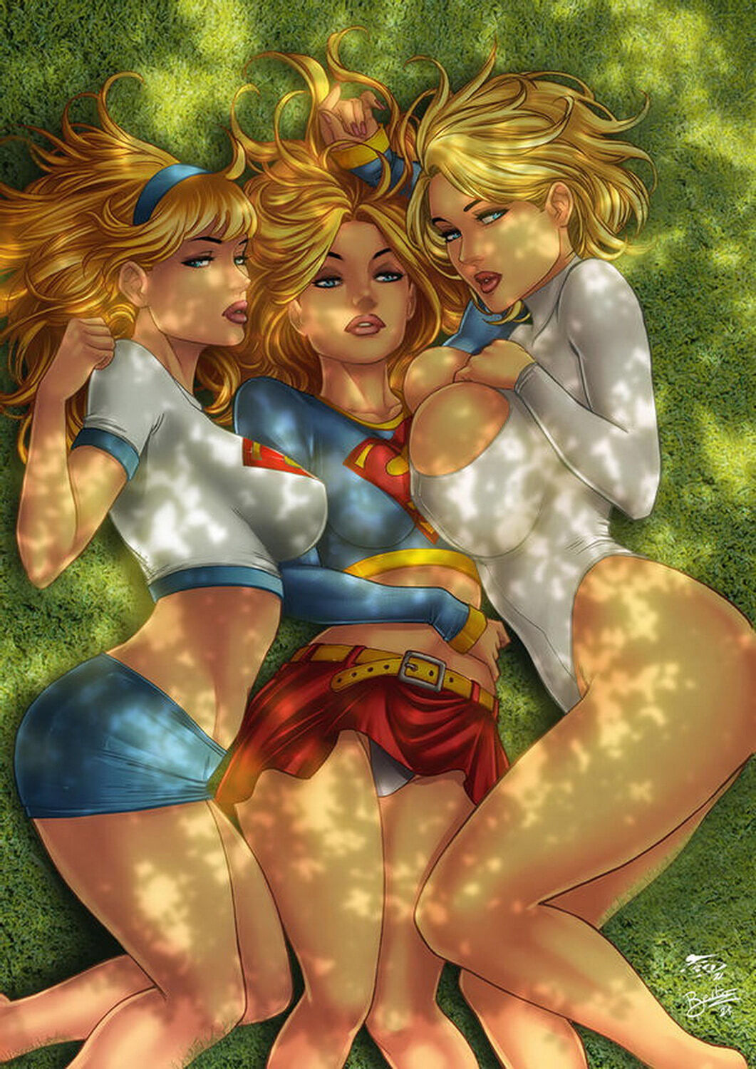 Linda Danvers and Kara Danvers Big Breast Panties Blonde