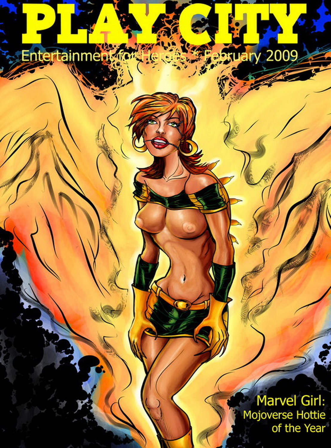 Marvel Girl and Rachel Summers Solo Tits