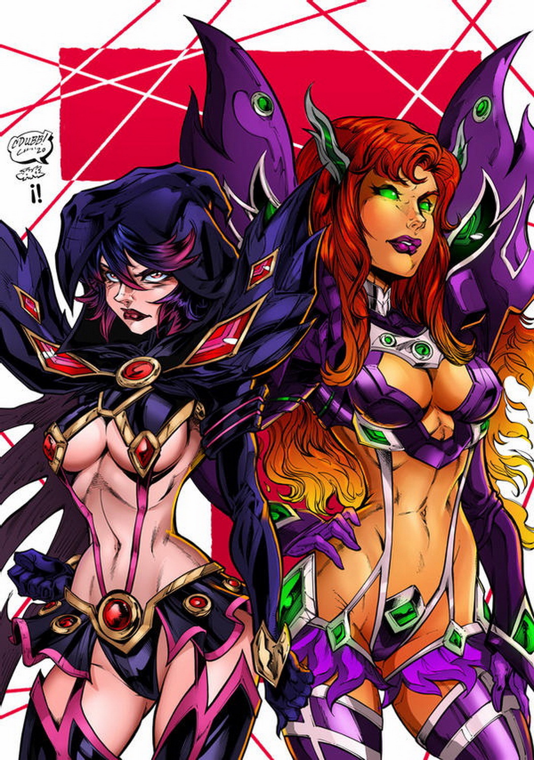 Matoi Ryuuko and Rachel Roth Tits Superheroine