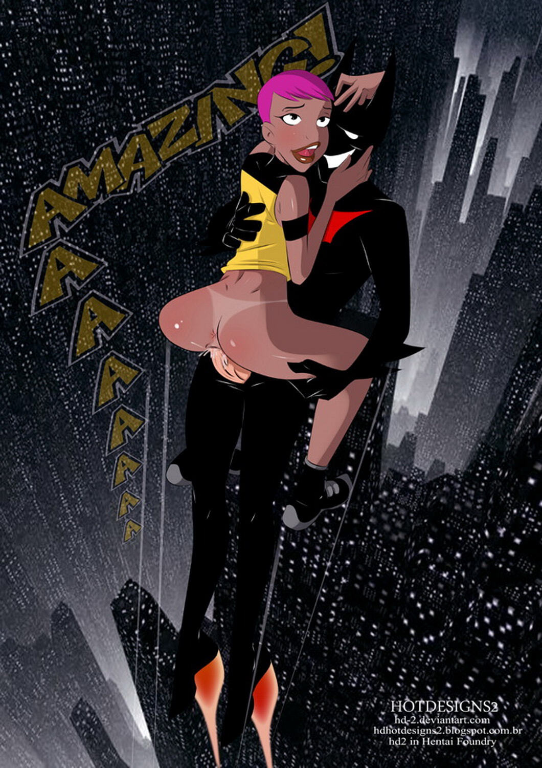 Max Gibson and Batman (Terry Mcginnis) Sex Dark Skin Interracial