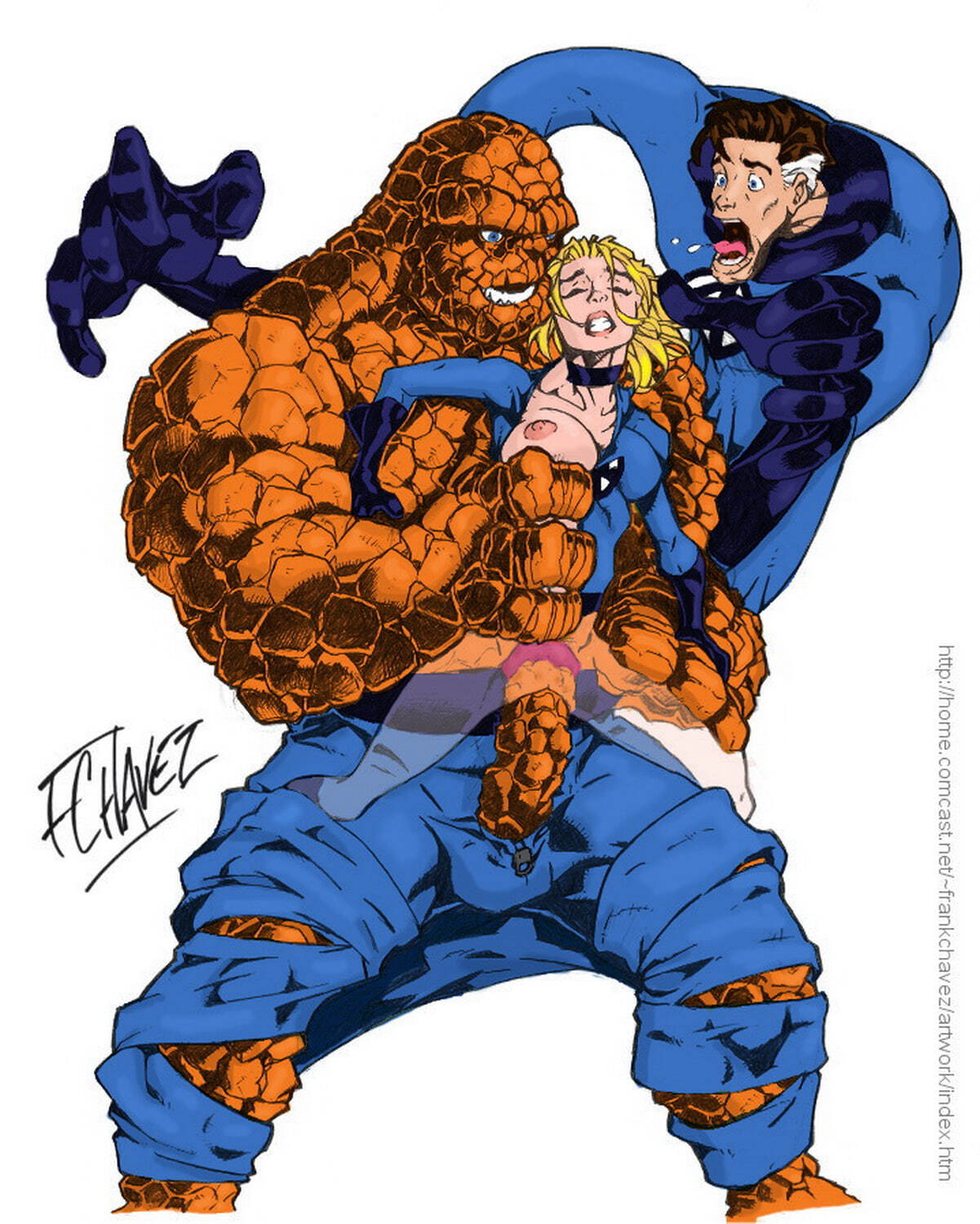 Mr Fantastic and Reed Richards Sex Cheating