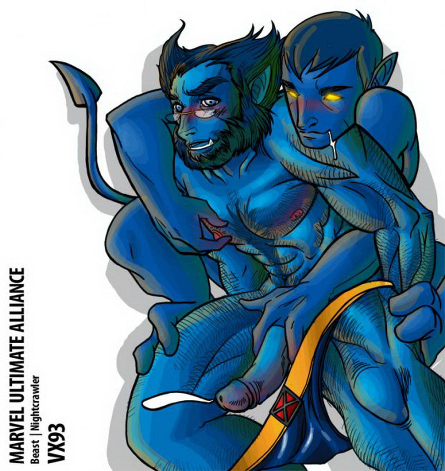 Nightcrawler and Beast Gay