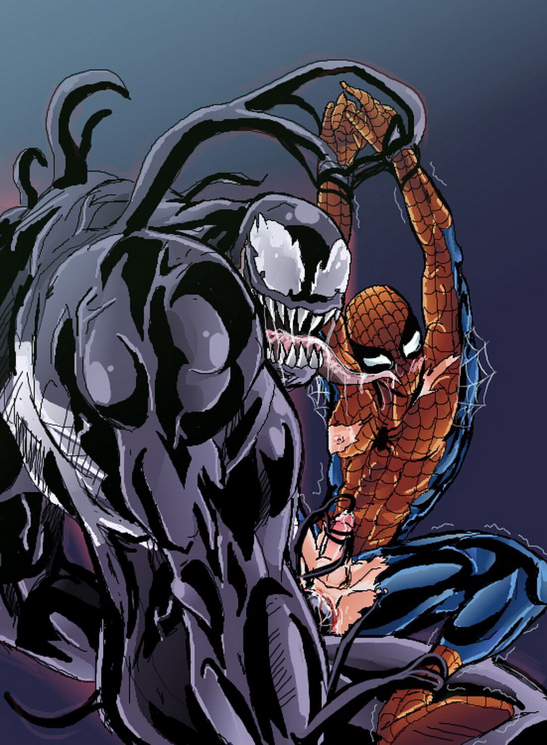 Symbiote Licking