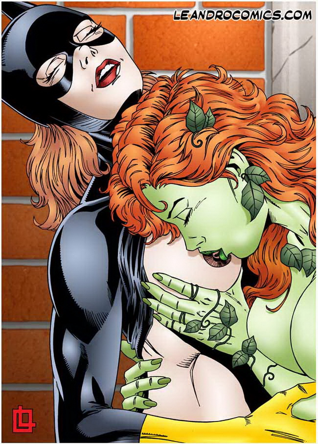 Poison Ivy and Barbara Gordon Yuri Female Only