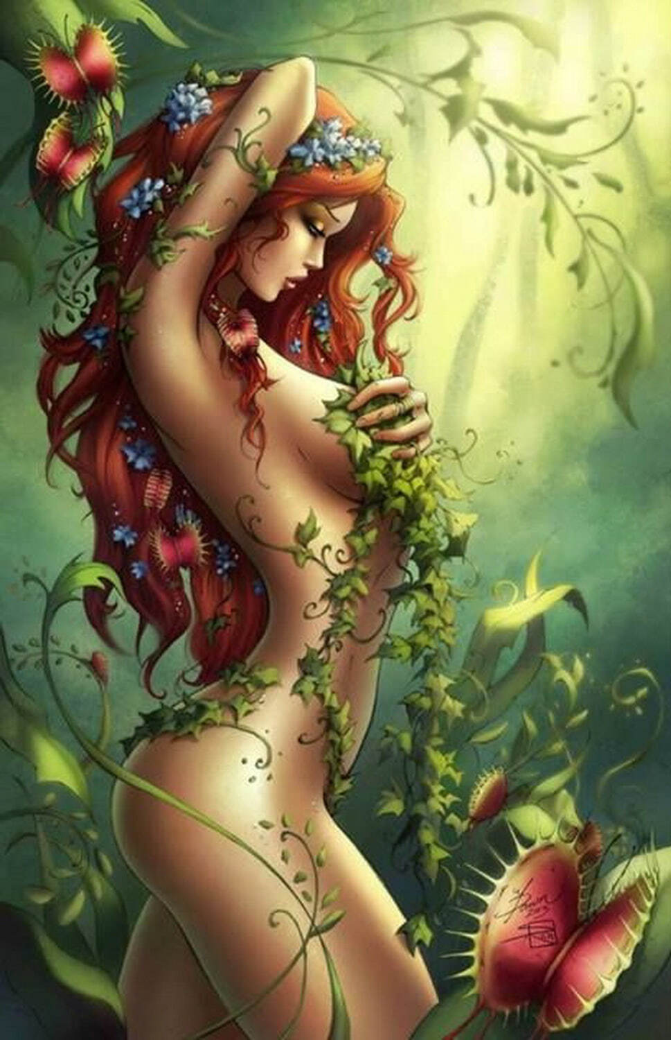 Poison Ivy Female Only Nude Solo Tits