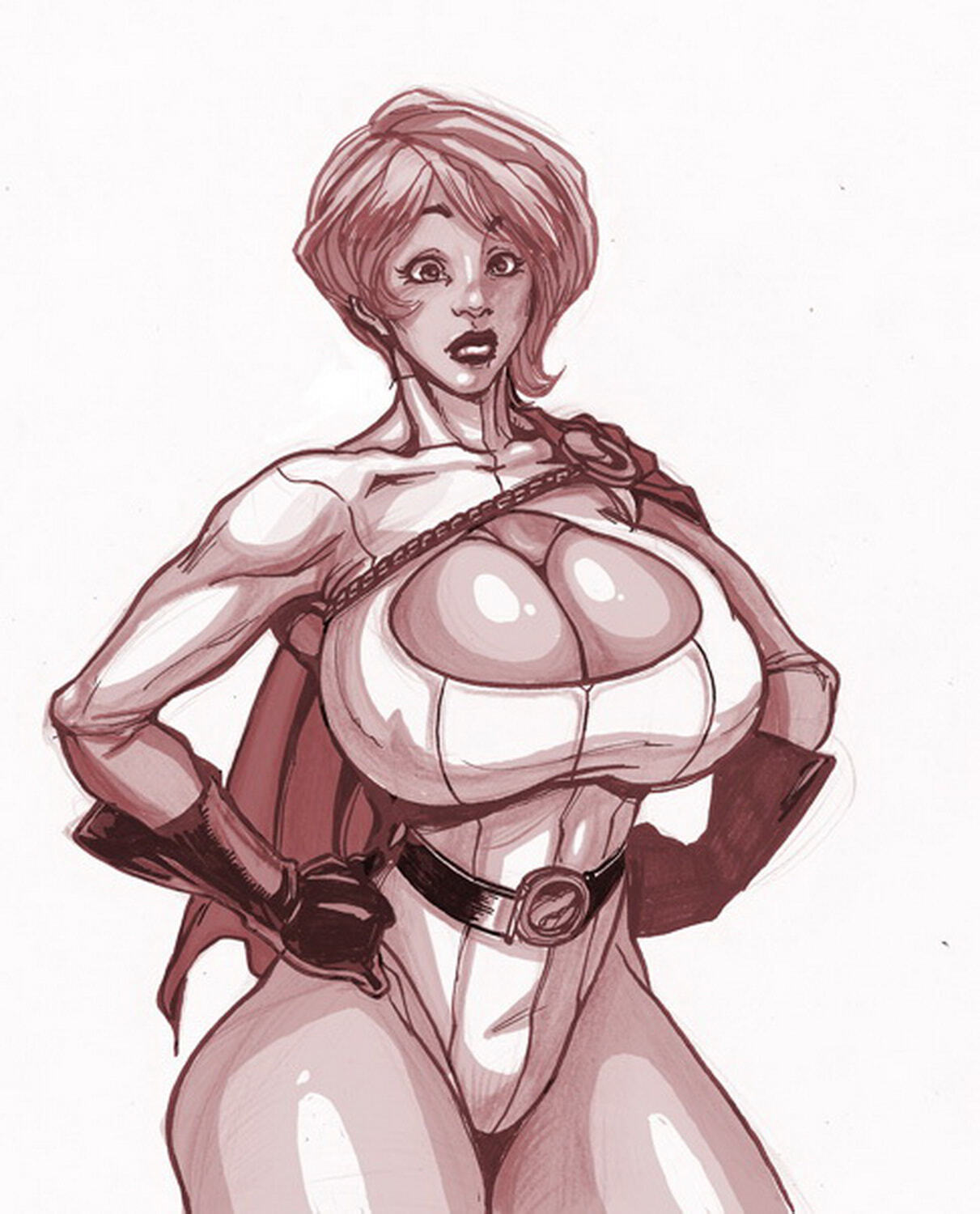 Power Girl Superheroine