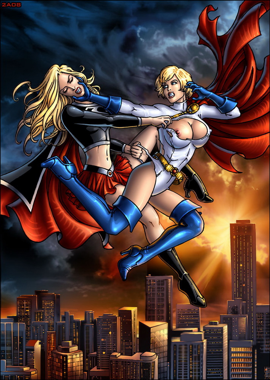 Power Girl Tits