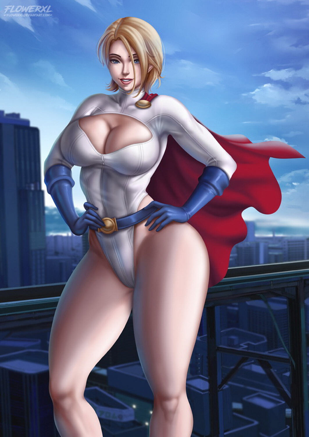 Power Girl Big Breast Solo Female Only Tits