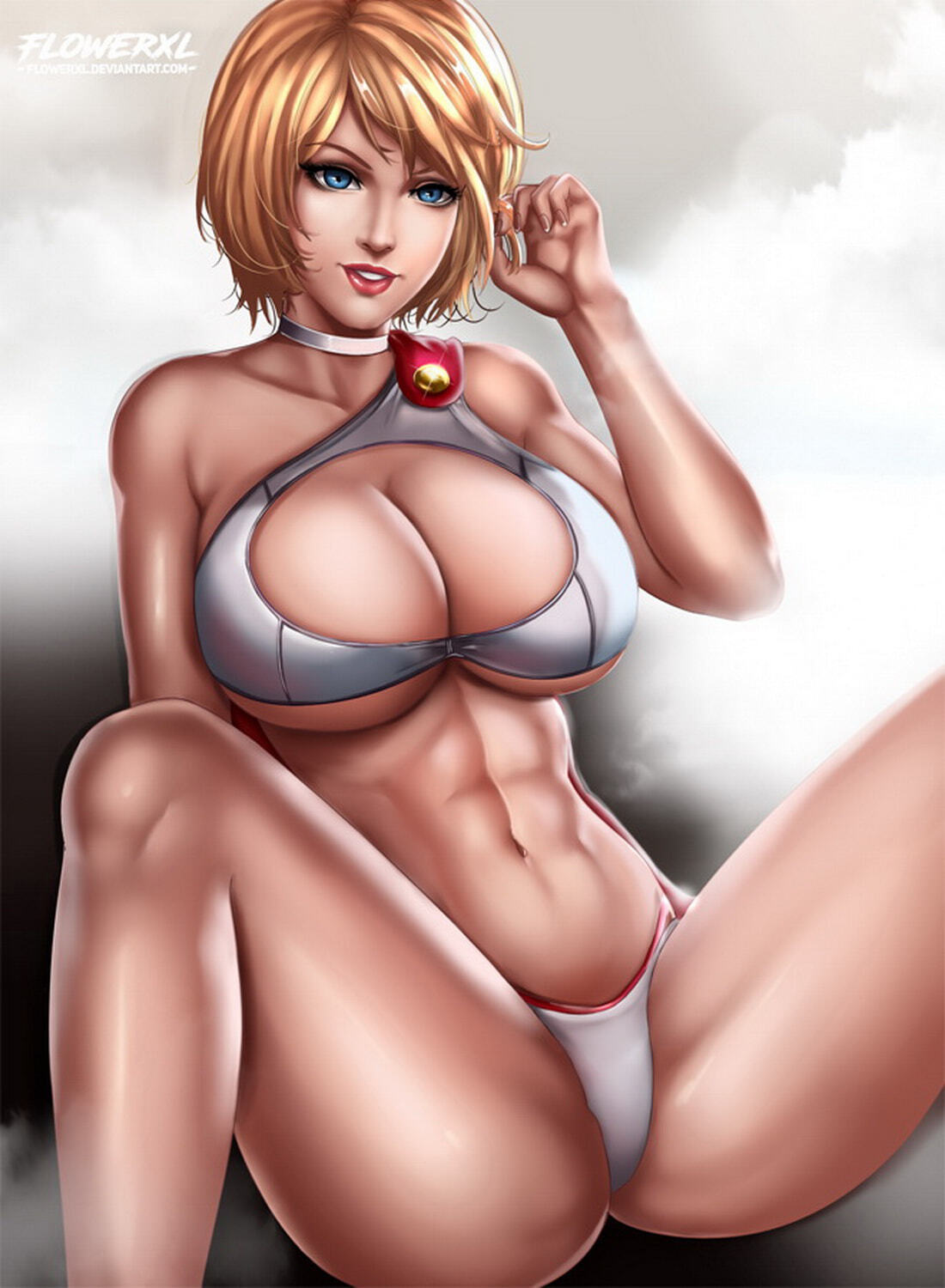 Power Girl Muscular Female