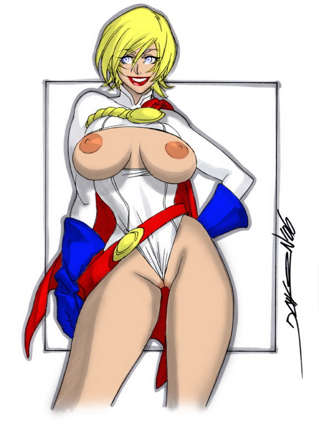 Power Girl Solo Blonde Female Only