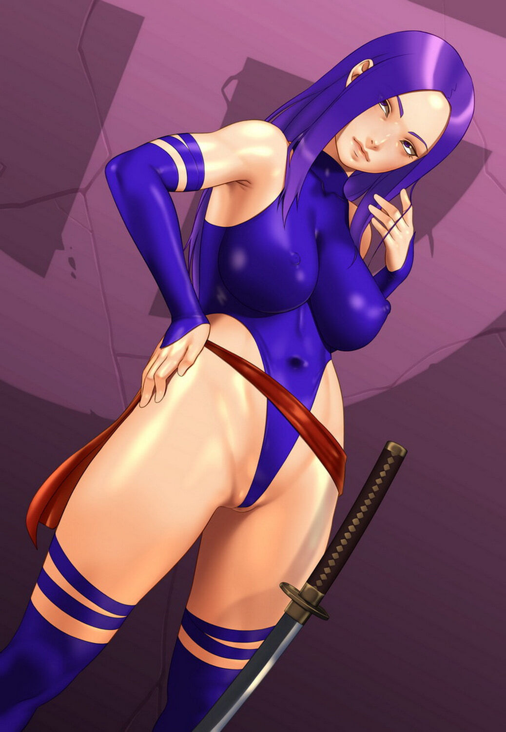 Psylocke Tits Big Breast Solo Female Only Nude Pussy Nipples