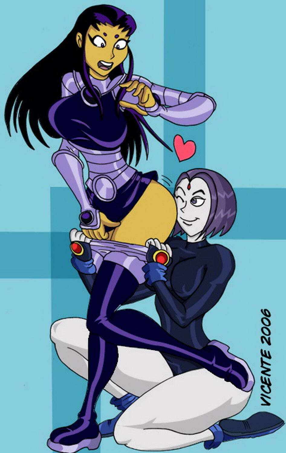 Raven and Blackfire Yuri