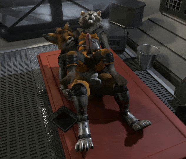 Rocket Raccoon Anal Sex