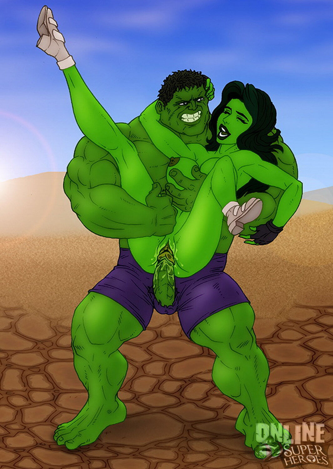 She-Hulk and Hulk Sex