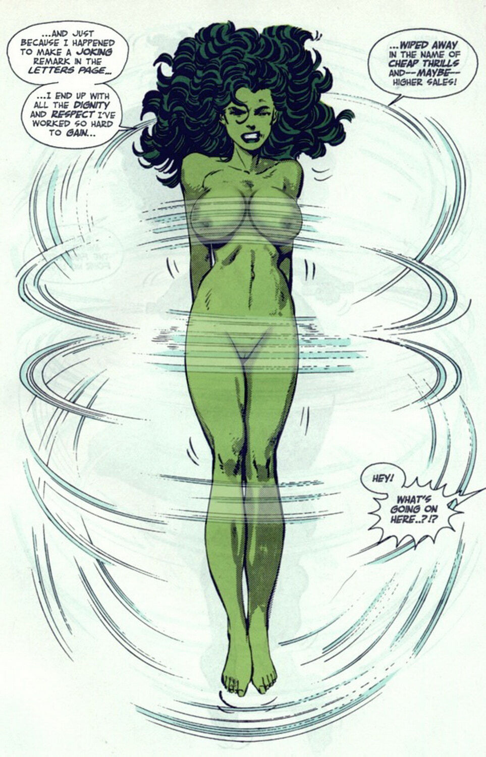 She-Hulk Nude Solo Pussy Tits Nipples