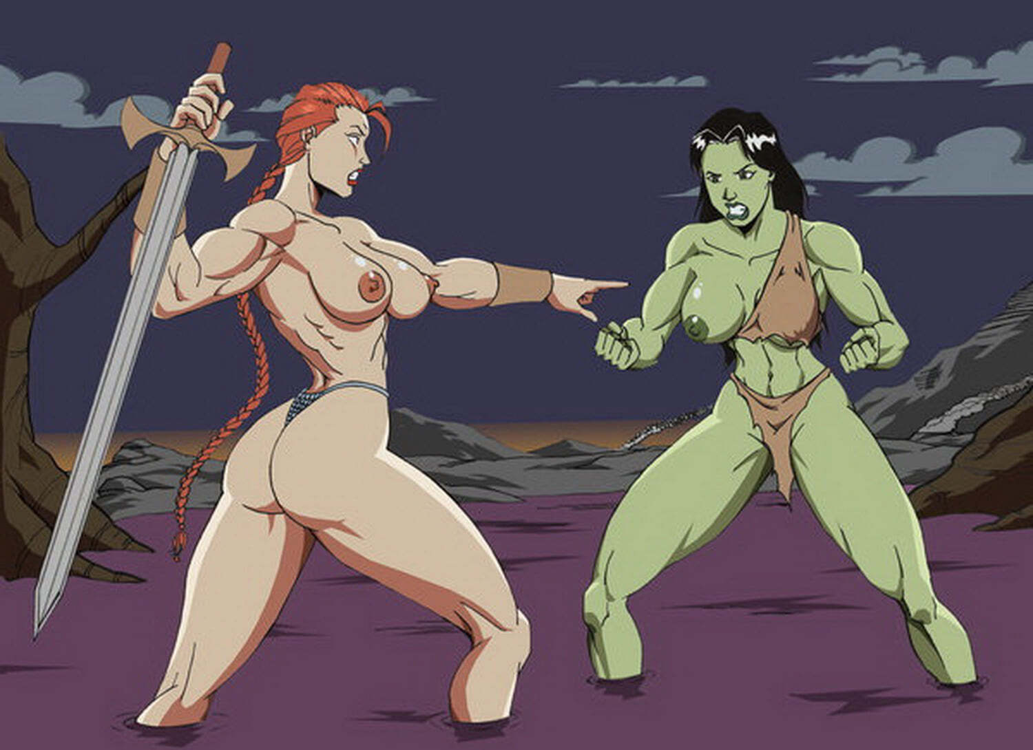 She-Hulk Topless