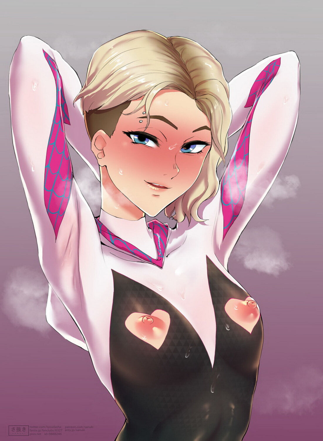 Spider-Gwen Cum