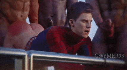 Spider-Man and Tom Holland Anal Penetration Orgy Gay Nude Anal Sex