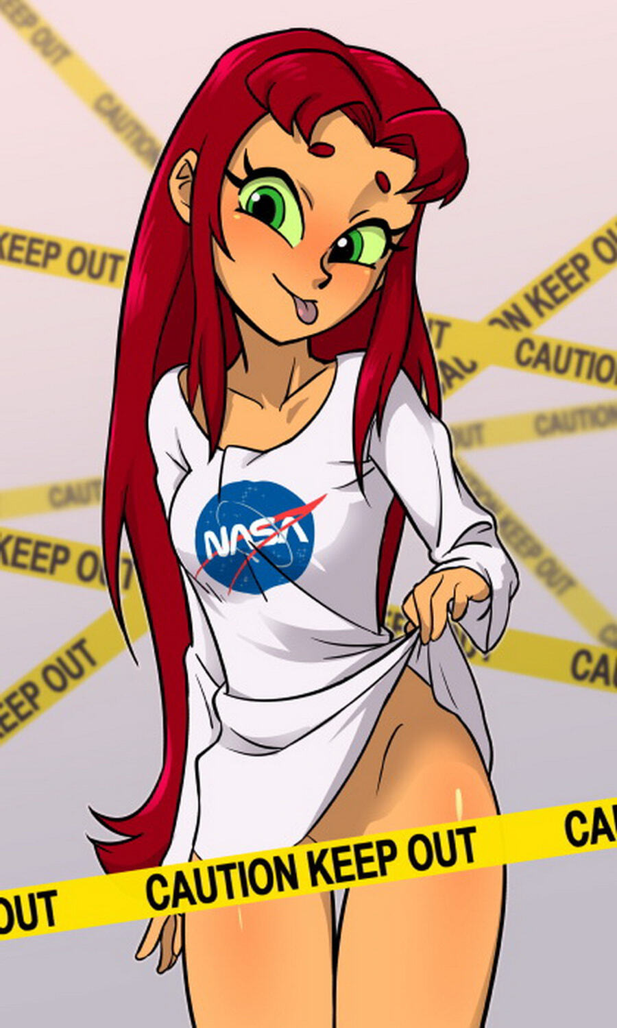 Starfire No Panties Solo Female Only