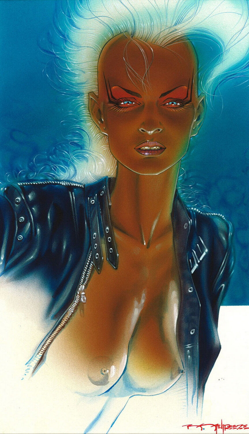 Storm (X-Men) and Ororo Munroe Solo Tits Nipples Female Only