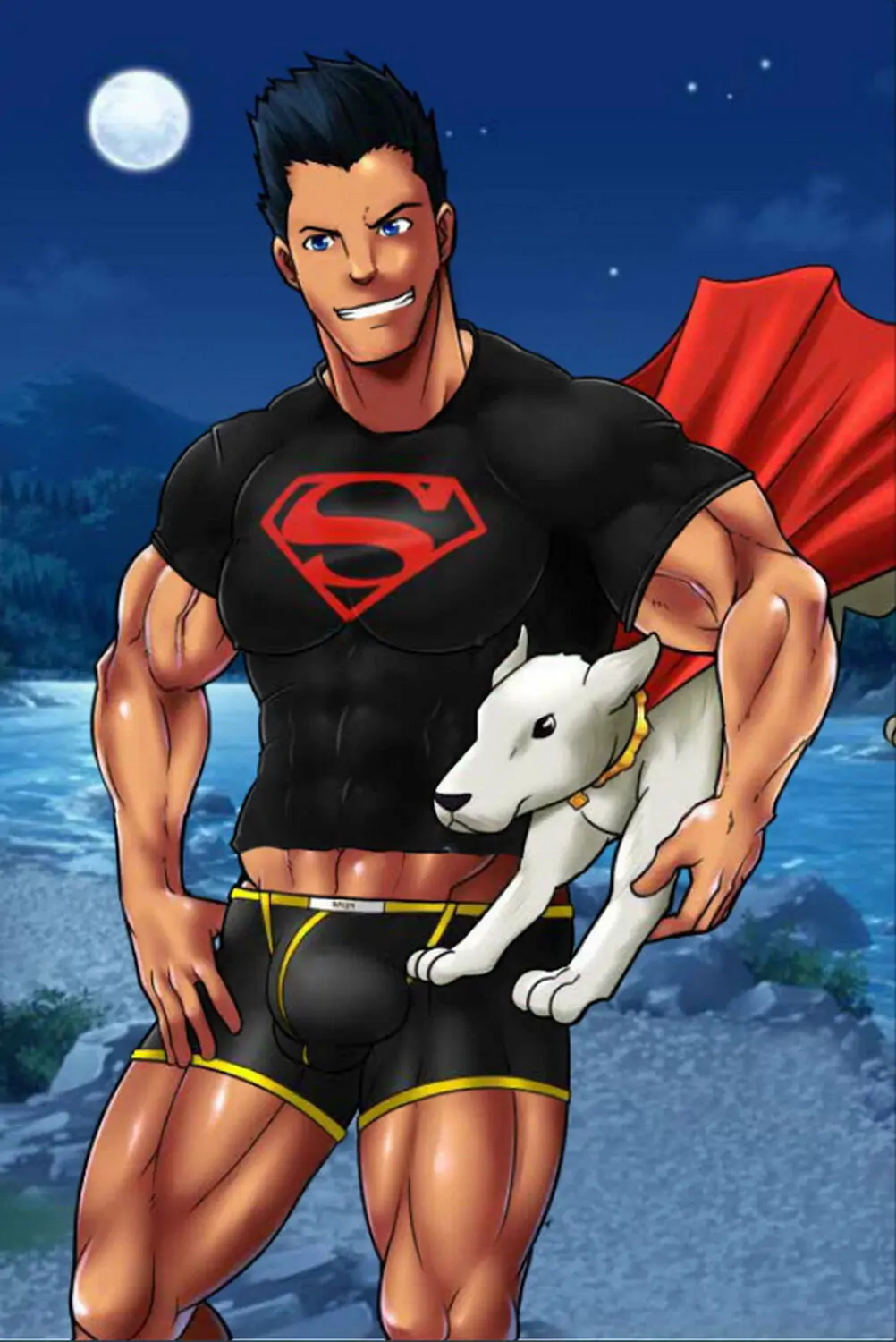 Superboy and Krypto Underwear