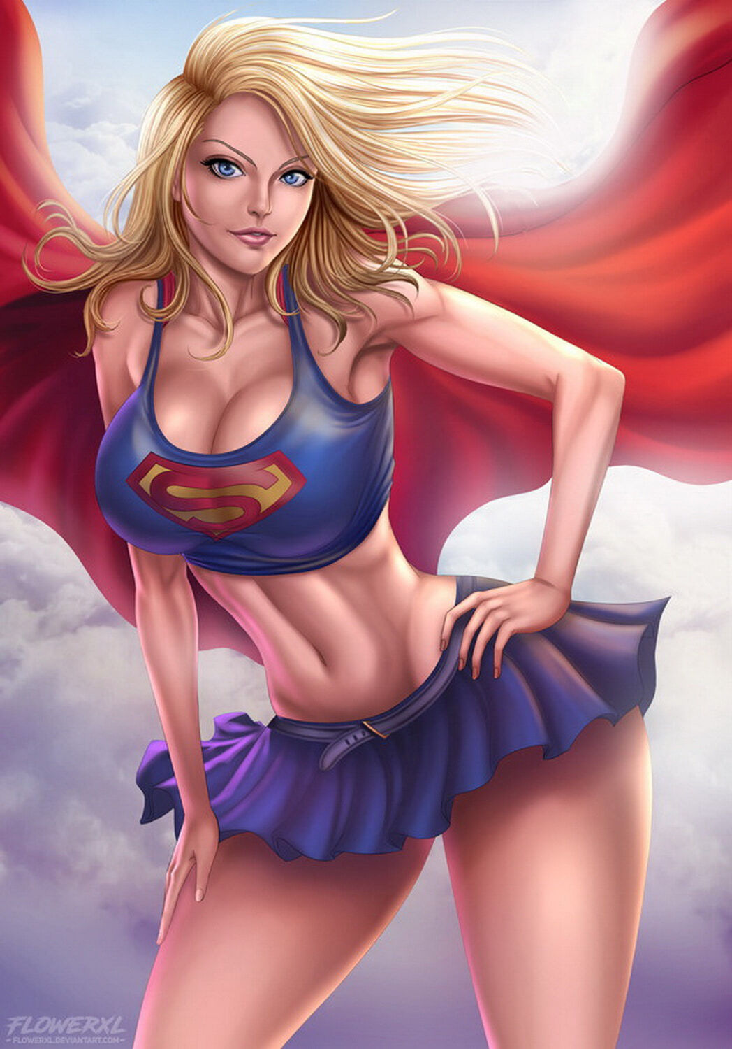 Supergirl Big Breast Female Only Solo