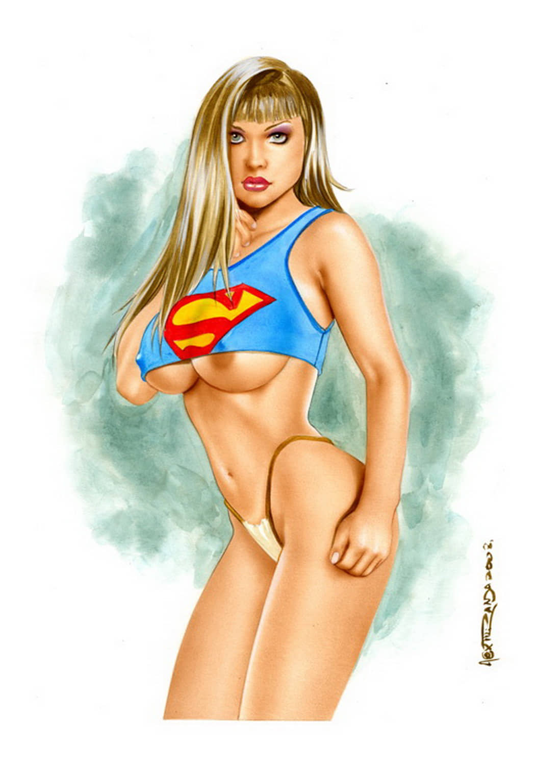 Supergirl Panties Blonde