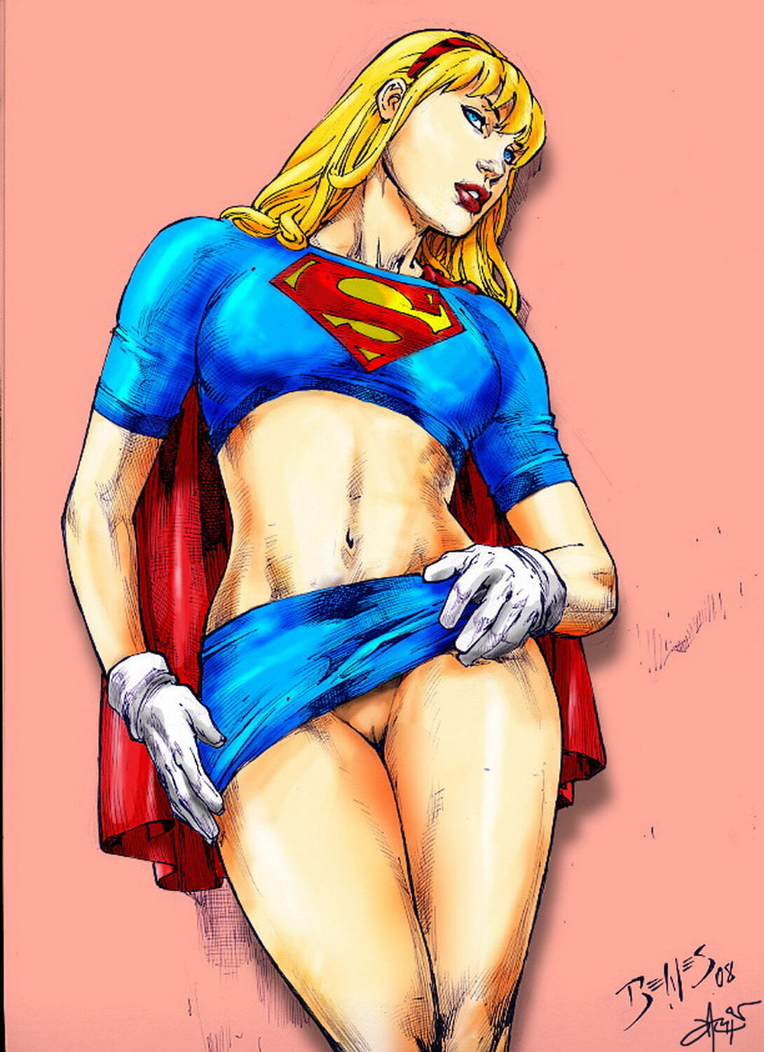 Supergirl Solo Pussy Female Only Blonde