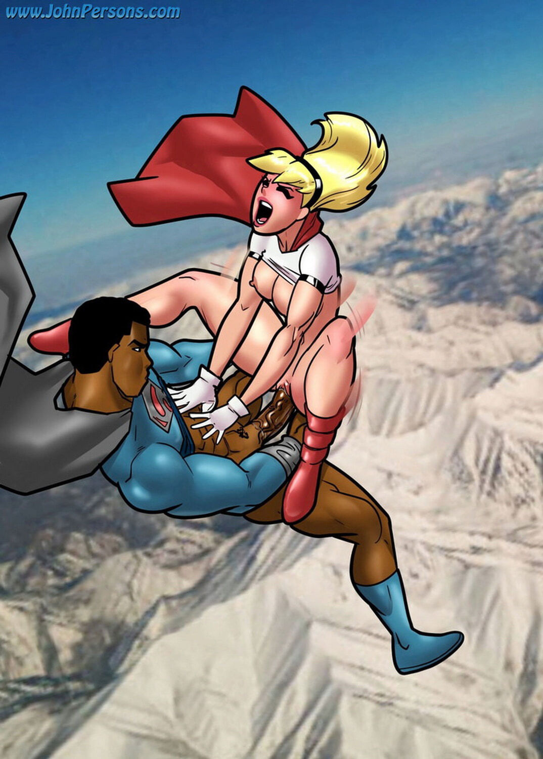 Superman and Supergirl Vaginal Penetration Sex Interracial Superhero